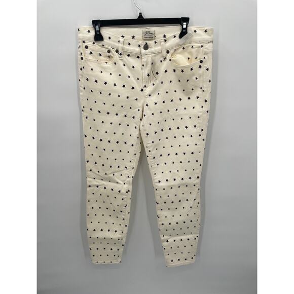 J.CREW NWT Toothpick Skinny Jean in Star Print // 30 - Picture 4 of 10